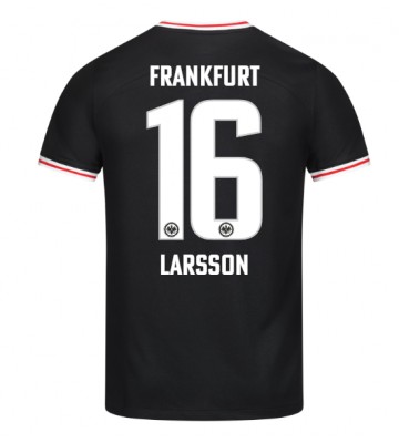 Eintracht Frankfurt Hugo Larsson #16 Bortatröja 2023-24 Kortärmad